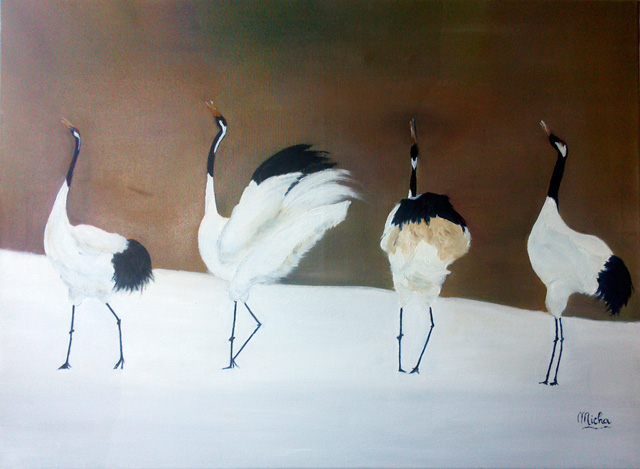 Les grues Les grues