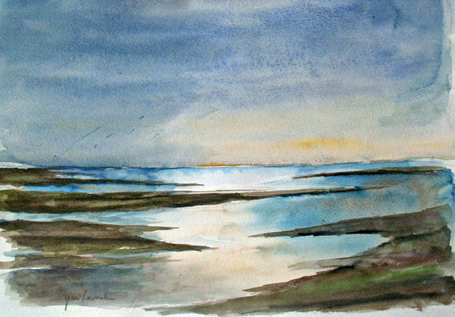 Mi-marée en baie d'Authie Mi-marée en baie d'Authie